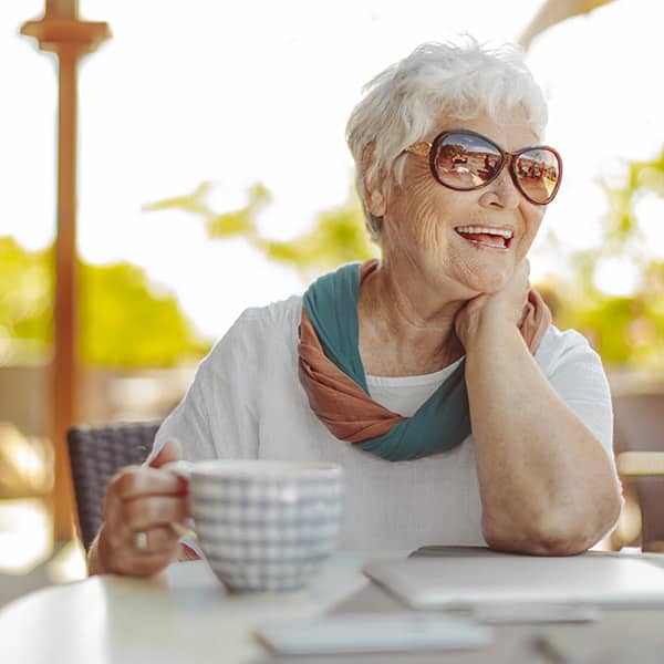 Portrait Of A Beautiful Senior Woman